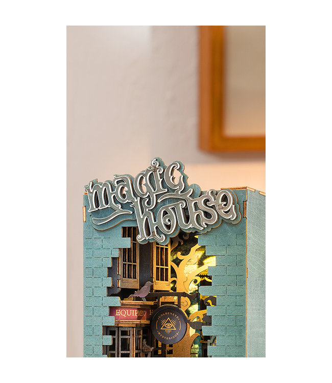 DIY Bouwpakket Boekensteun Magic House