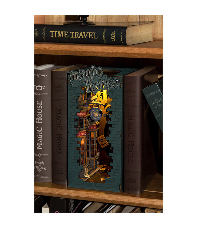 DIY Bouwpakket Boekensteun Magic House