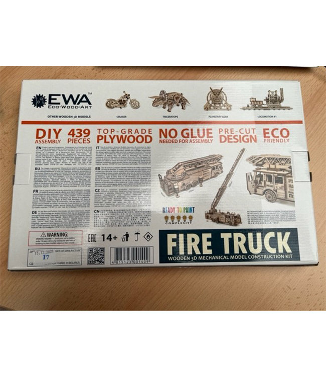 DIY Bouwpakket Brandweerwagen