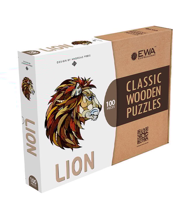 Houten Legpuzzel Leeuw