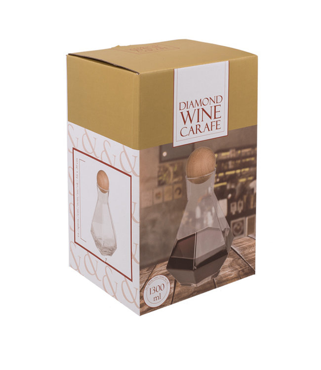 Wijnkaraf Diamantvorm