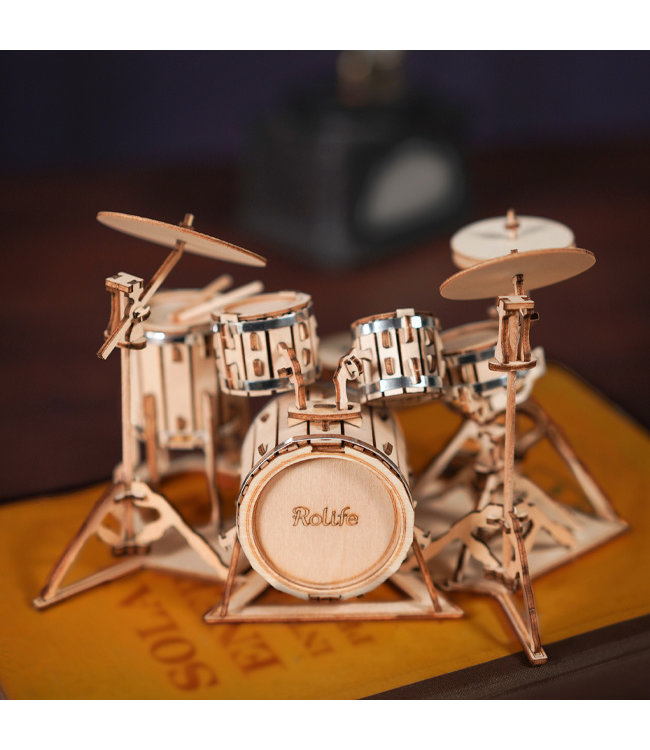 Robotime DIY Bouwpakket - Drum kit