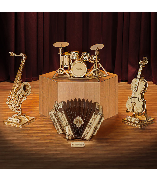 Robotime DIY Bouwpakket - Drum kit