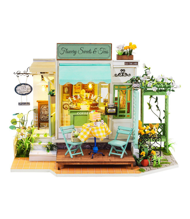 Robotime DIY Bouwpakket - Flowery Sweets & Teas