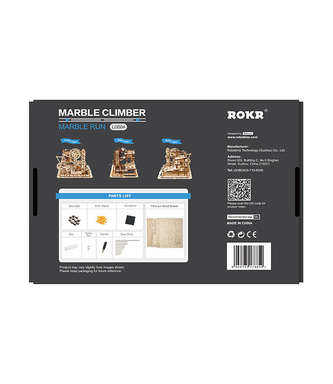 Robotime DIY Bouwpakket - Marble Climber knikkerbaan