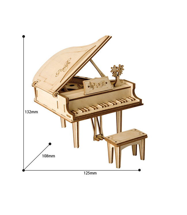 Robotime DIY Bouwpakket - Grand Piano