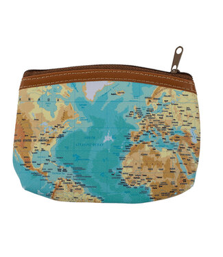Portemonnee Wereldkaart