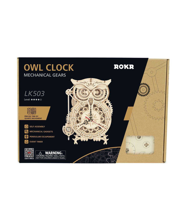DIY Bouwpakket klok Uil
