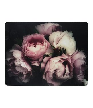 Placemat Rozen in Zwart