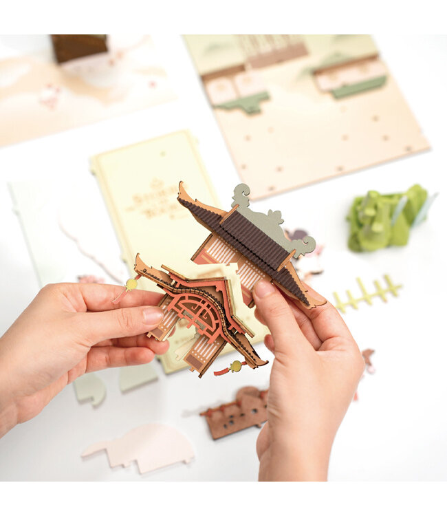 DIY Bouwpakket Boekensteun Falling Sakura