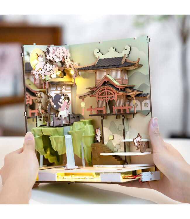 DIY Bouwpakket Boekensteun Falling Sakura