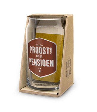 Bierglas Proost Pensioen