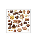 Servetten Chocola