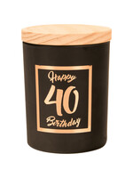 Geurkaars Happy 40 Birthday