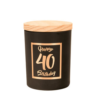 Geurkaars Happy 40 Birthday