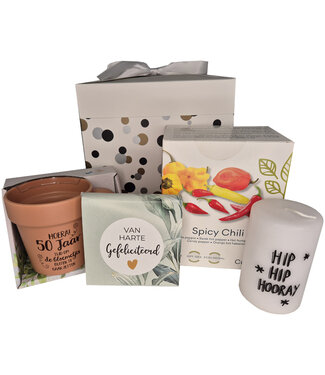 Cadeaupakket Tuinier 50 Jaar