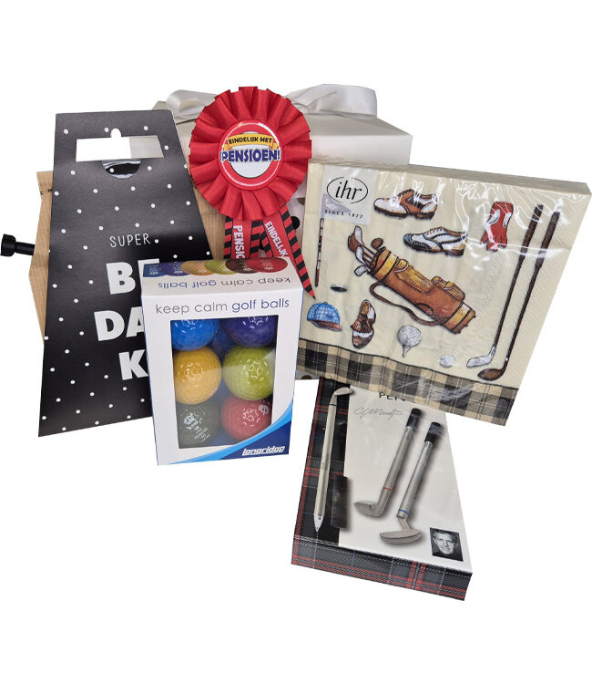 Cadeaupakket Pensioen Genieten op de Golfbaan