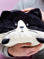 Kattenkussen - Zwart met wit