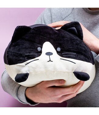 Kattenkussen - Zwart met wit
