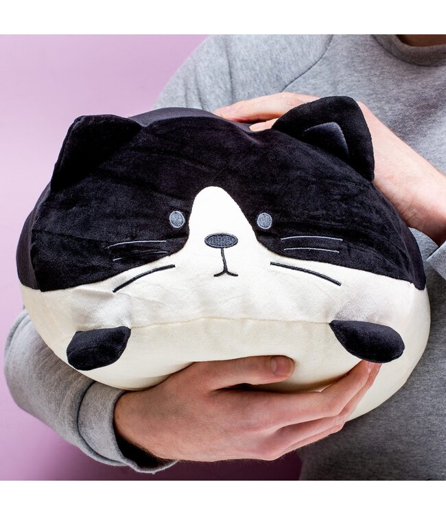 Kattenkussen - Zwart met wit