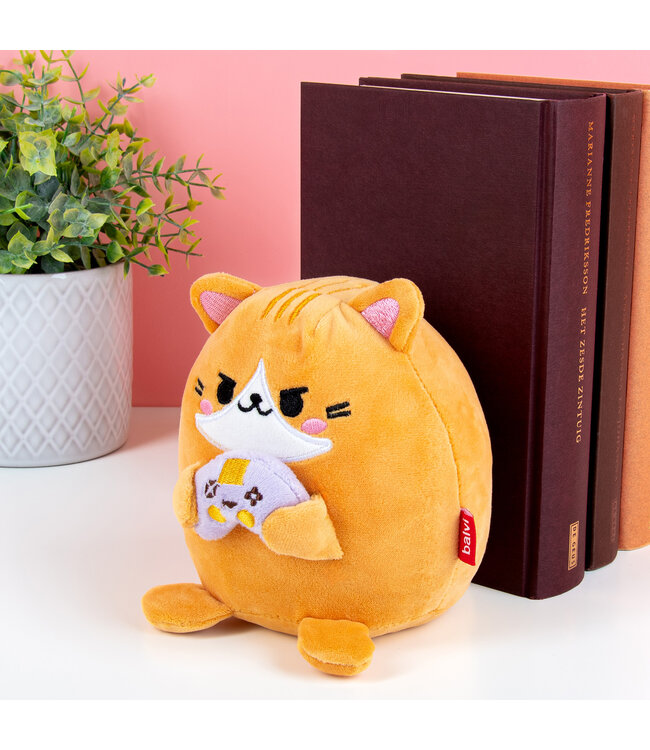 Boekensteun Kawaii kat - Oranje/controller