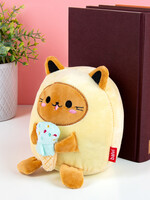 Boekensteun Kawaii kat  - Geel/ijsje