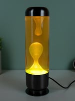 Capsule lavalamp - Oranje met gele lava