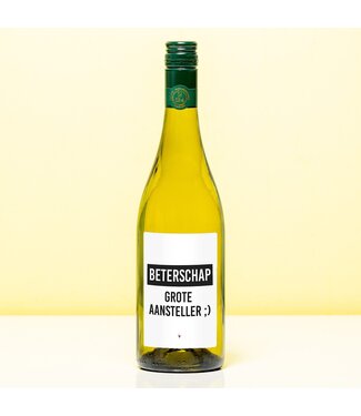 Wijnfles Beterschap Aansteller Wijnfles Beterschap Aansteller
