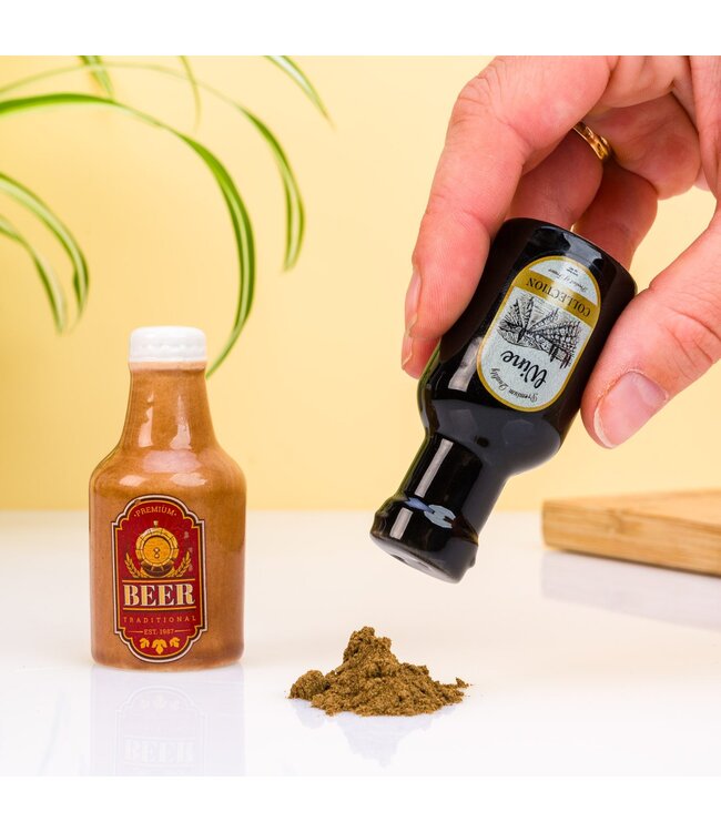 Bier en Wijn Peper- en Zoutstel
