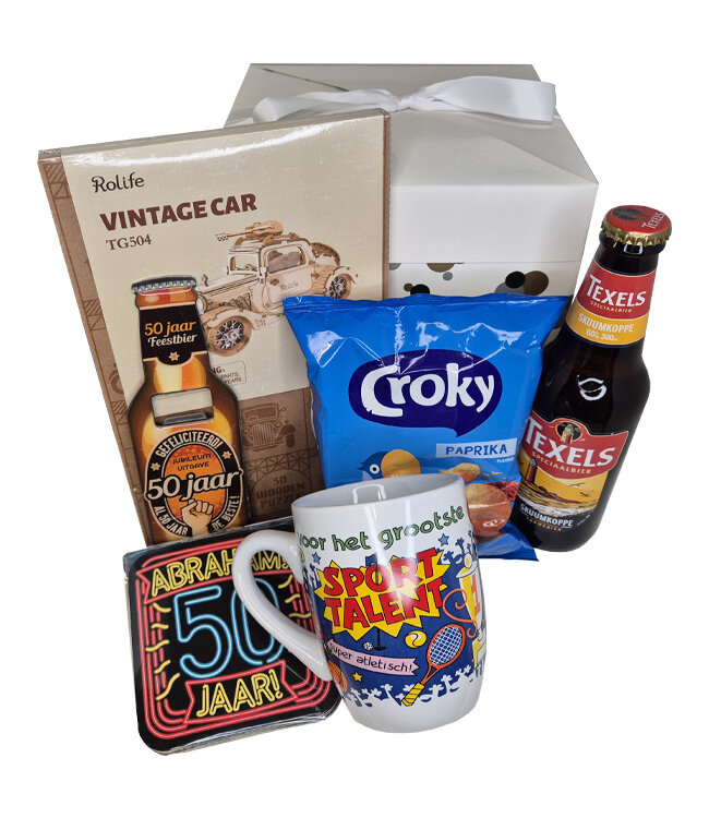 Cadeaupakket Abraham Mannen Dingen
