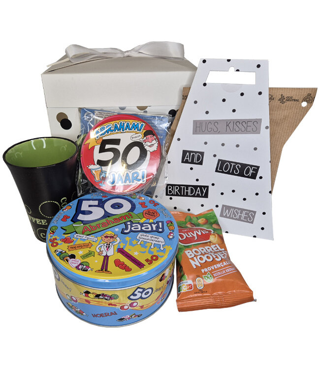 Cadeaupakket 50 Abraham Bakkie?!?