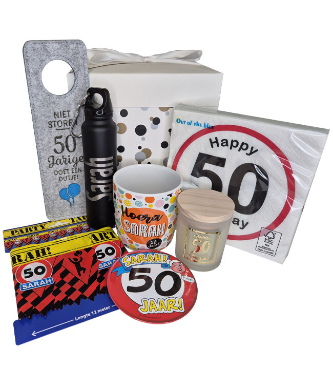 Cadeaupakket 50 jaar Met Nadruk!