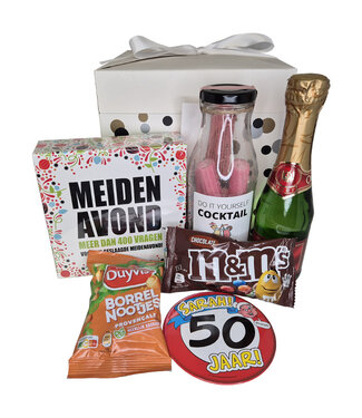 Cadeaupakket Meidenavond 50 Jaar Cadeaupakket Meidenavond 50 Jaar