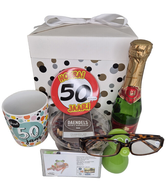 Cadeaupakket Bebrild 50 Jaar