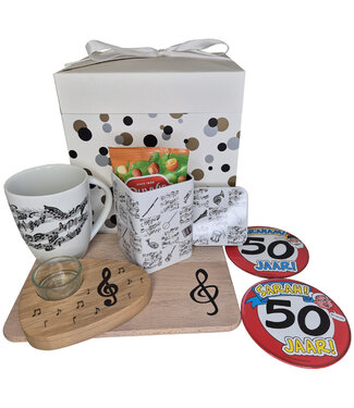 Cadeaupakket 50 Jaar Een muzikale Noot