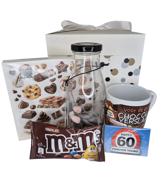 Cadeaupakket 60 jaar Chocolade
