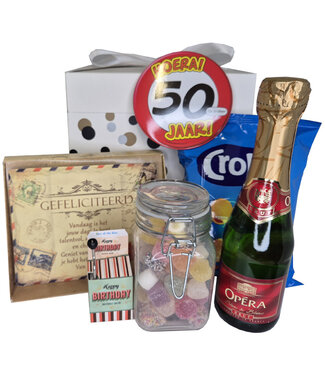 Cadeaupakket 50 Jaar Gefeliciteerd