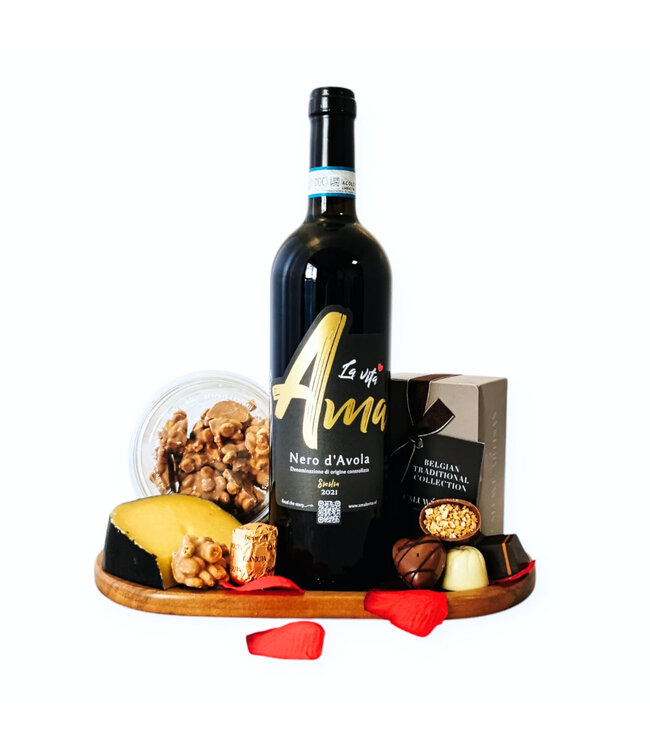 Wijn en Chocolade Borrelbox