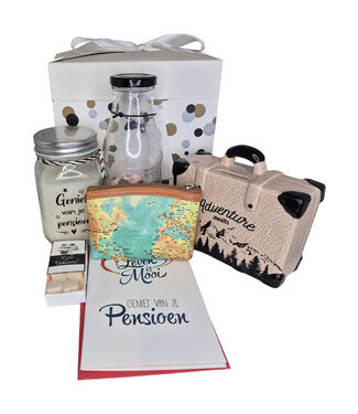 Cadeaupakket Pensioen Fijne Vakantie Cadeaupakket Pensioen Fijne Vakantie