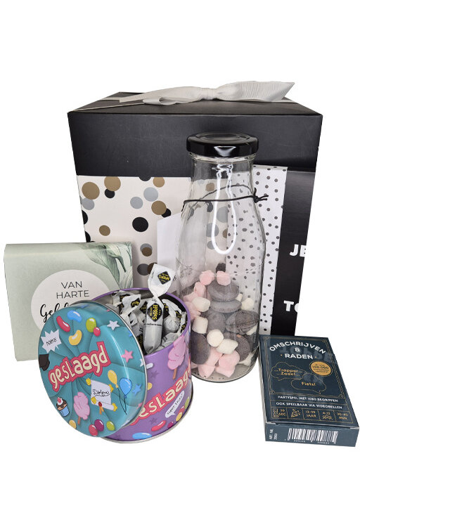 Cadeaupakket Geslaagd Verwenpakket