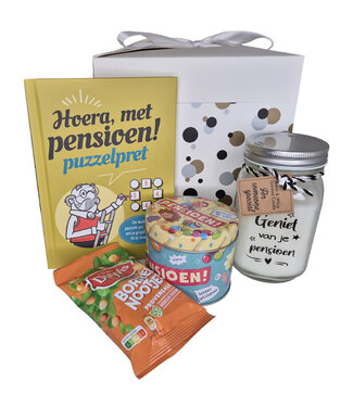 Cadeaupakket Pensioen Puzzelpret