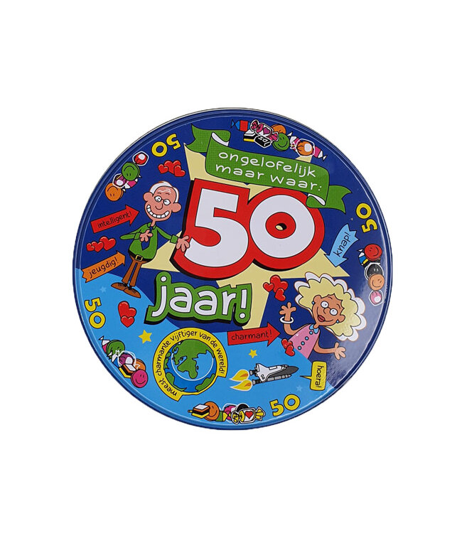 Cadeaupakket 50 jaar Op reis Abraham