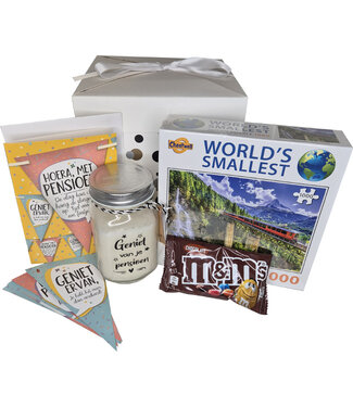 Cadeaupakket Pensioen Puzzelpret