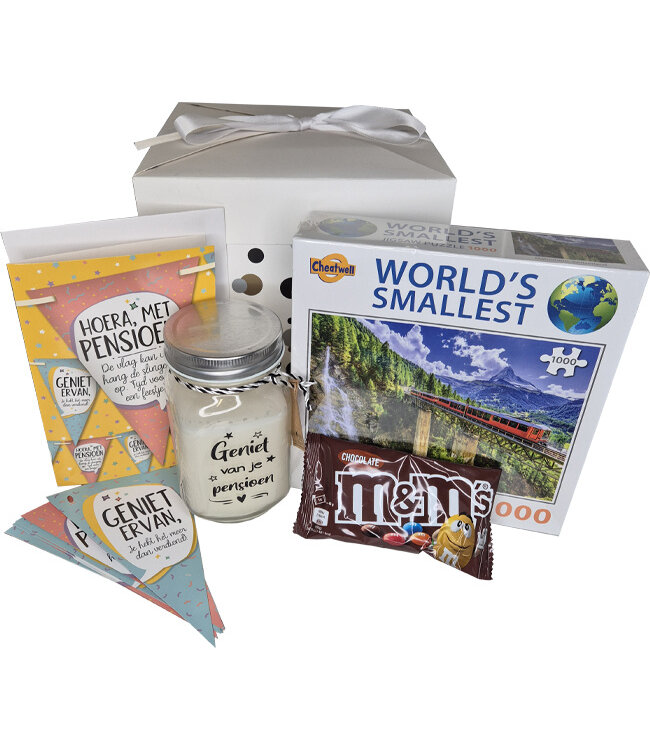 Cadeaupakket Pensioen Puzzelpret