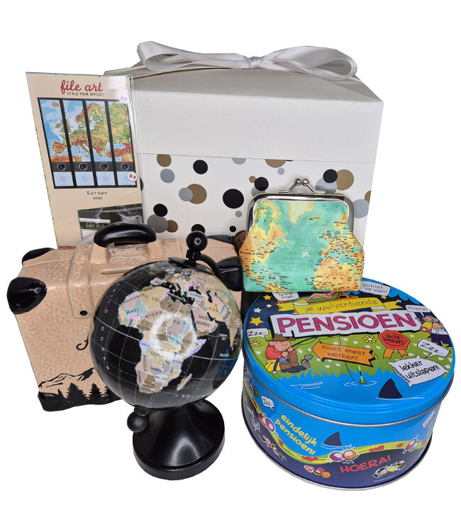 Cadeaupakket Pensioen Wereldreis