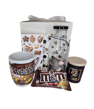 Cadeaupakket 50 jaar Chocolade Cadeaupakket 50 jaar Chocolade