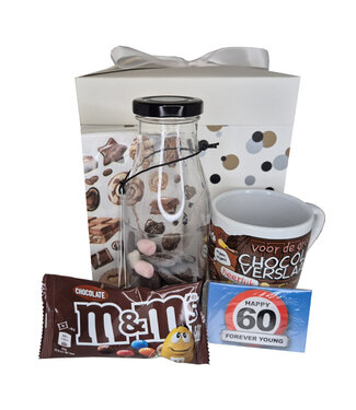 Cadeaupakket 60 jaar Chocolade Cadeaupakket 60 jaar Chocolade