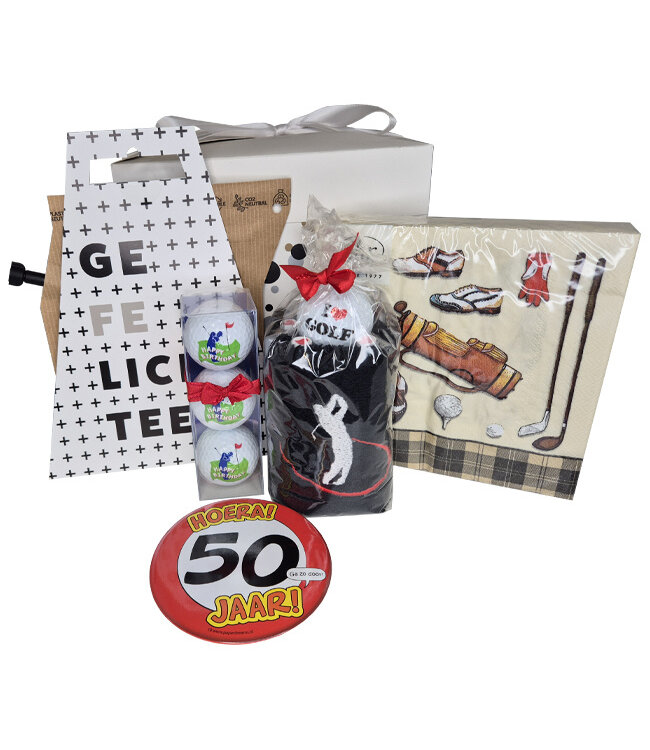 Cadeaupakket 50 Jaar I love Golf