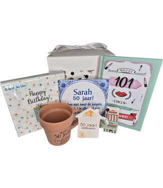 Cadeaupakket 50 jaar Sarah Puur Natuur