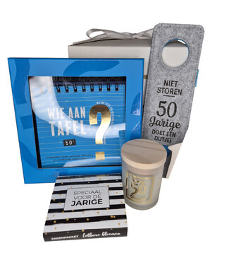 Cadeaupakket 50 jaar Sarah Plagen Cadeaupakket 50 jaar Sarah Plagen